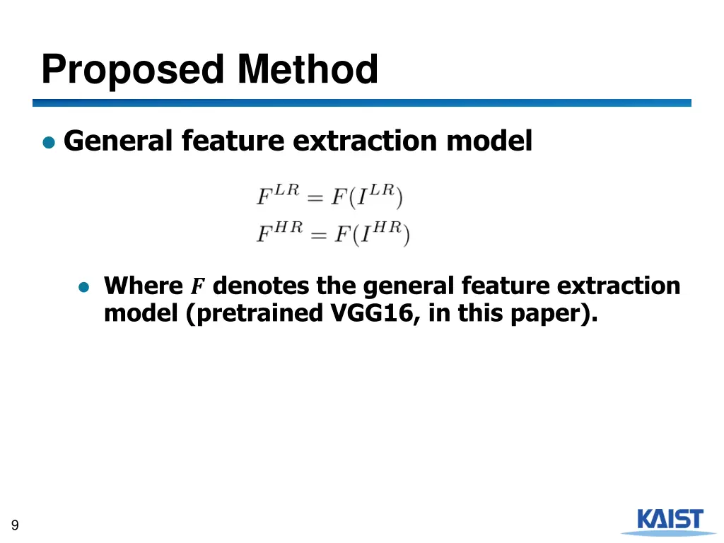 proposed method 1