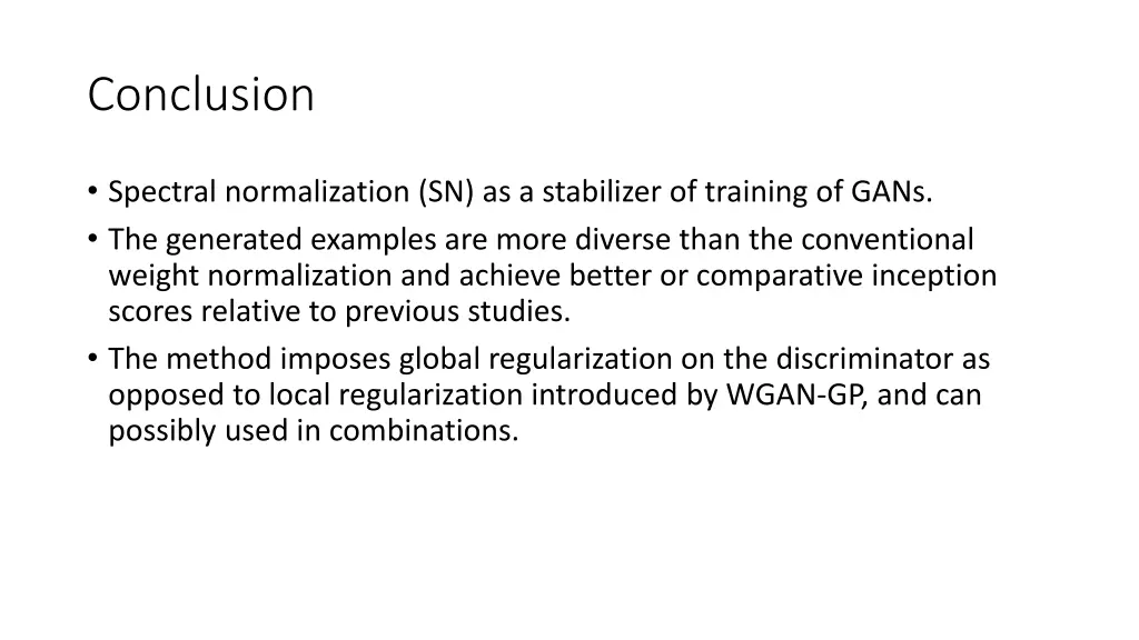 conclusion