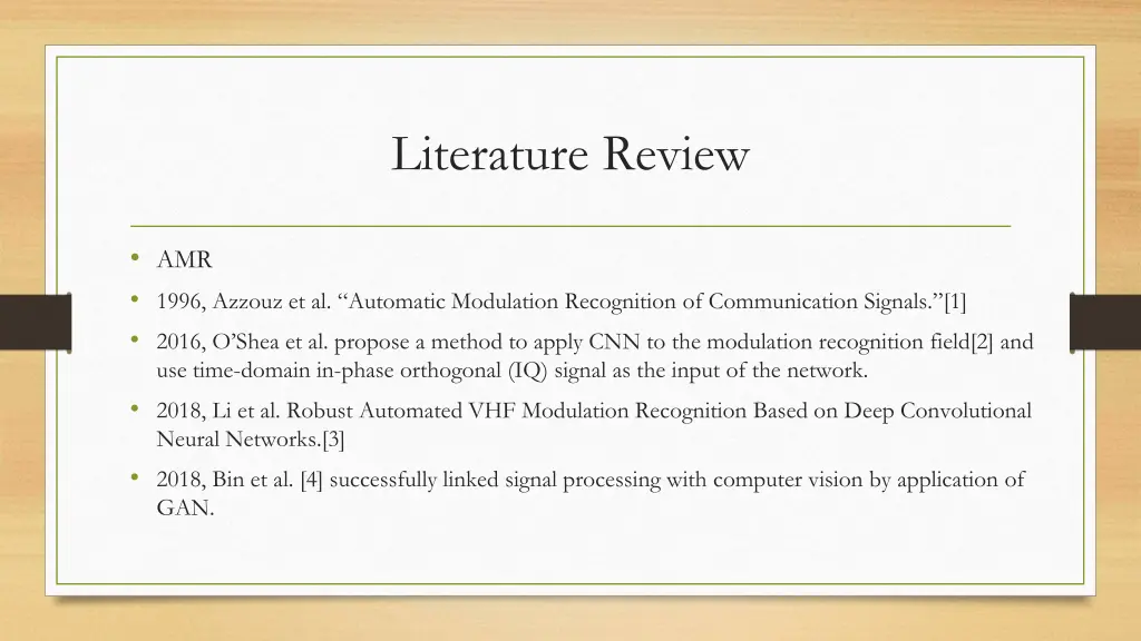 literature review