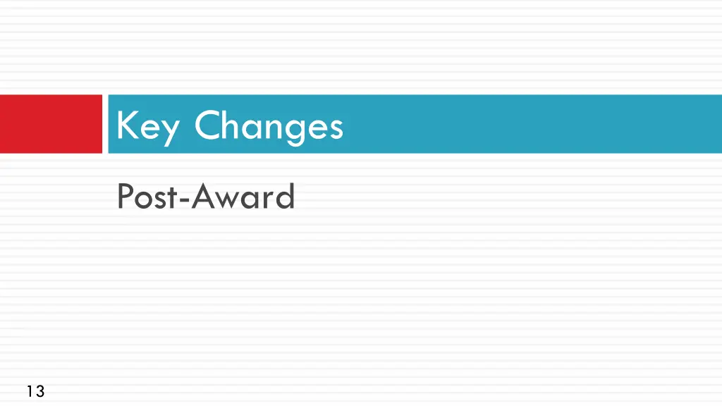 key changes 1
