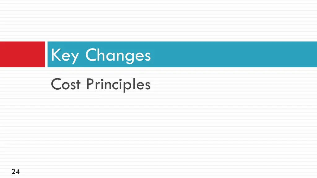 key changes 2
