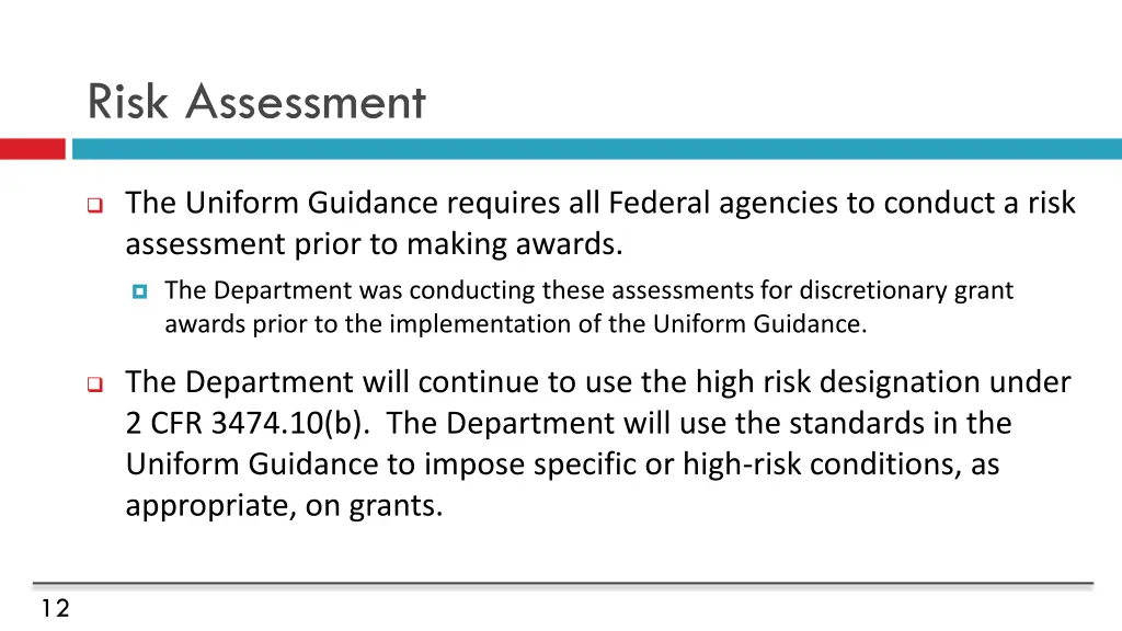 risk assessment