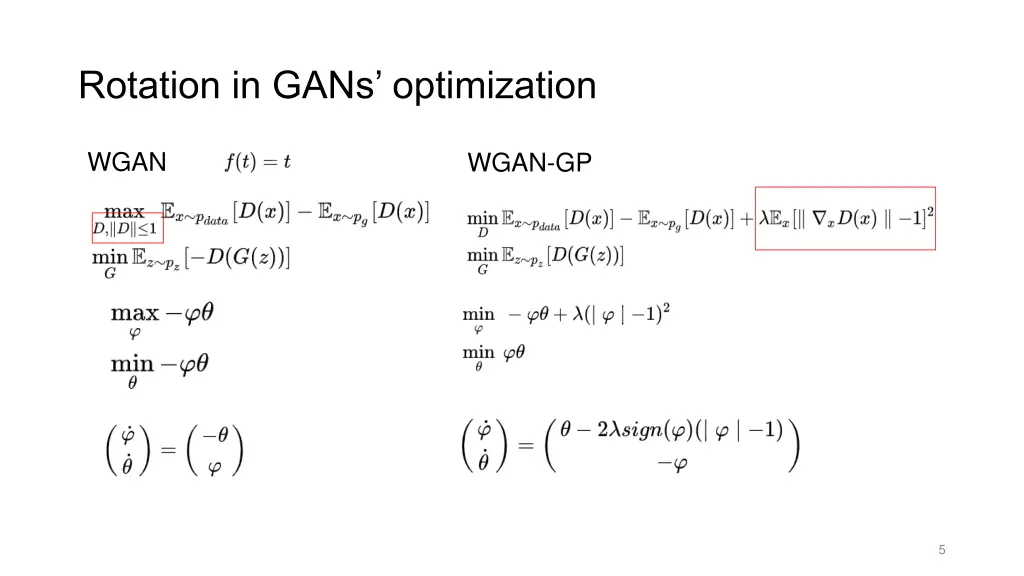 rotation in gans optimization 2