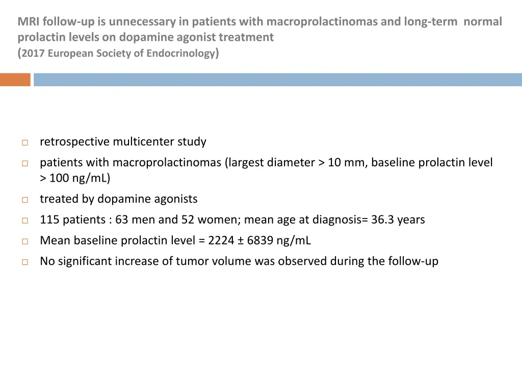 mri follow up is unnecessary in patients with