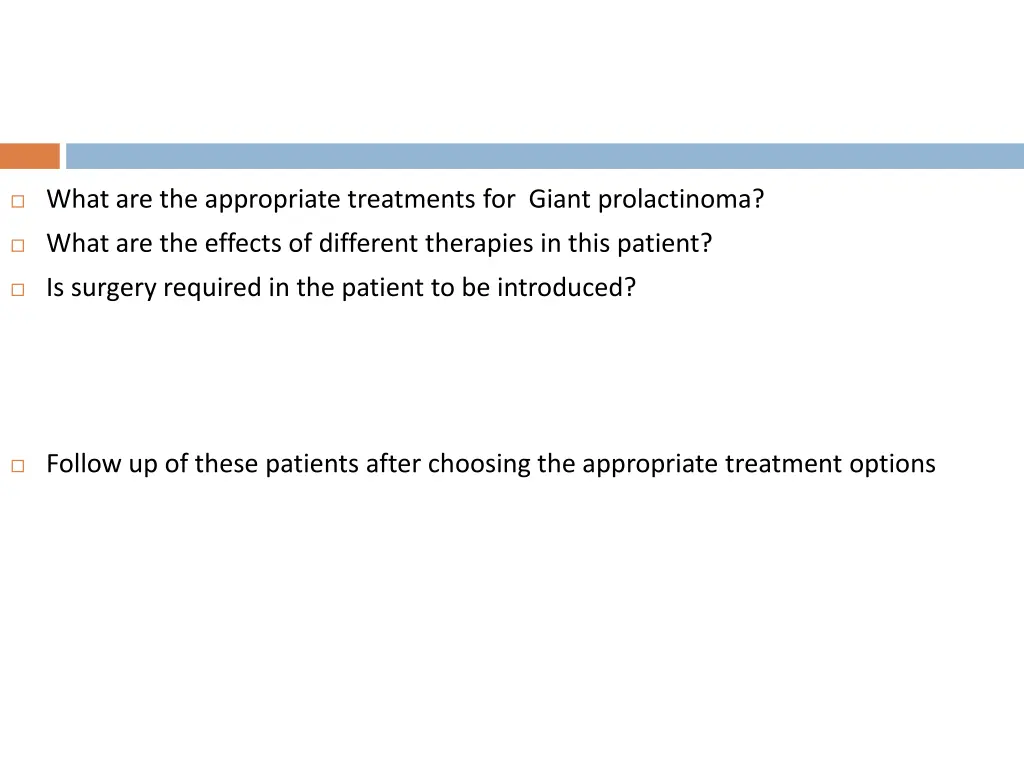 what are the appropriate treatments for giant