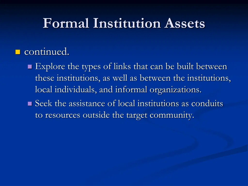 formal institution assets 2