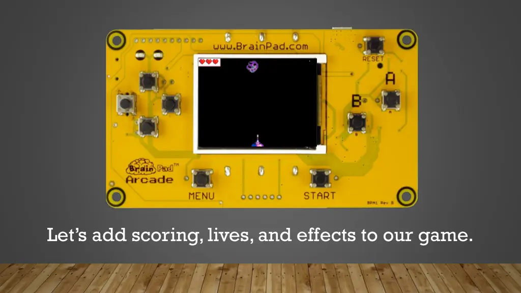 let s add scoring lives and effects to our game