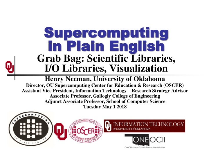 supercomputing supercomputing in plain english