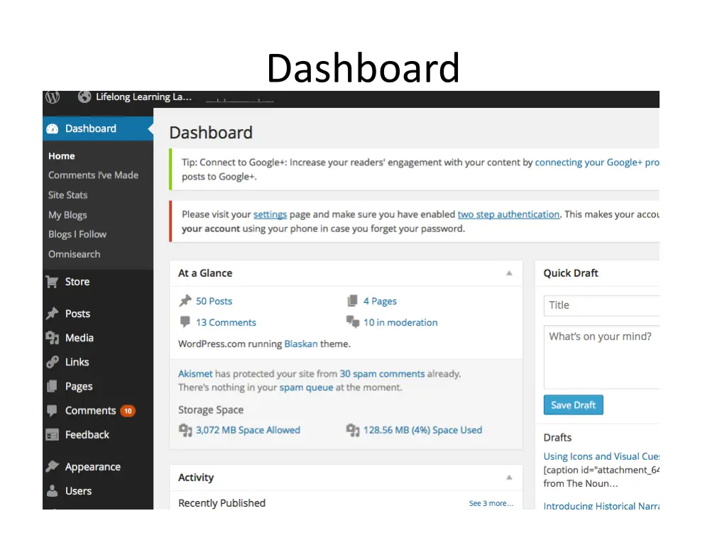 dashboard