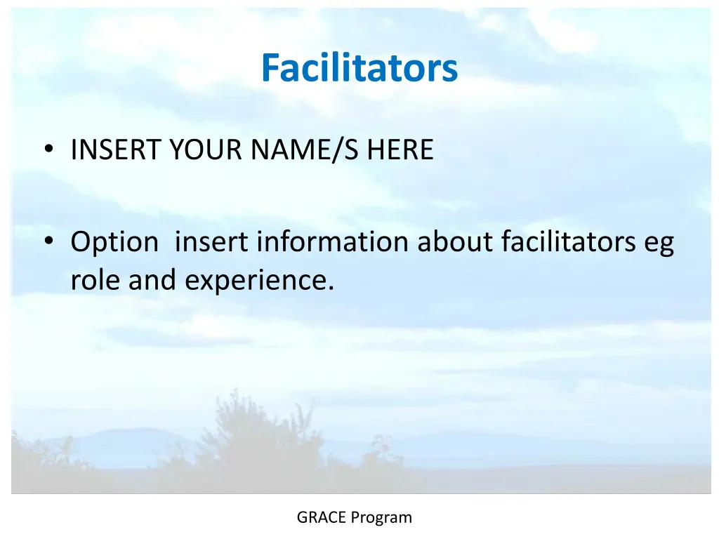 facilitators