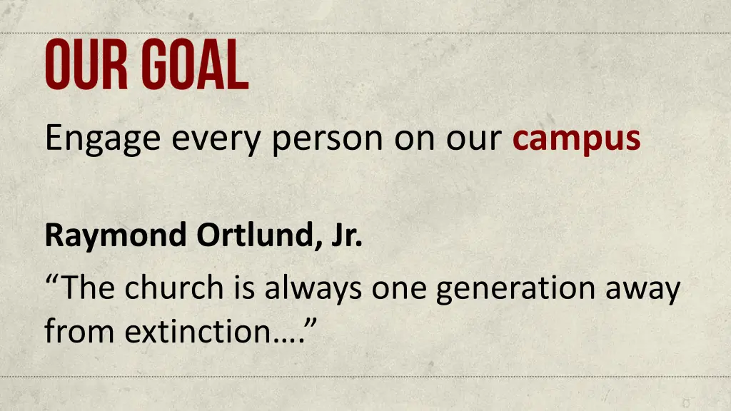 engage every person on our campus 3