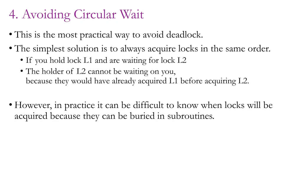 4 avoiding circular wait