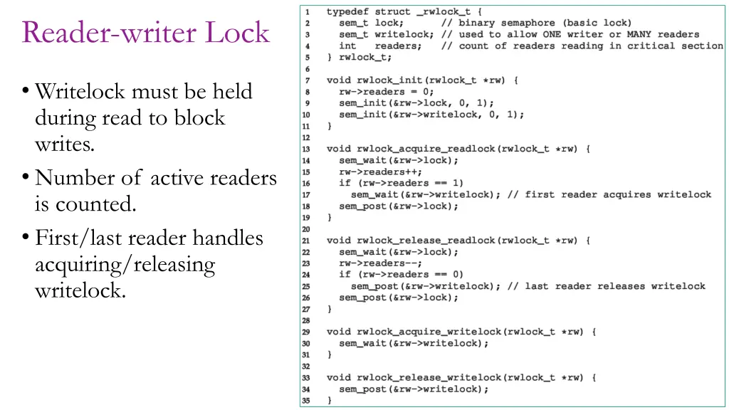 reader writer lock 1