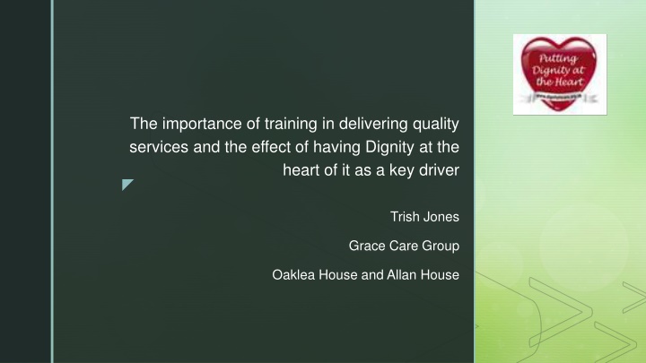 the importance of training in delivering quality