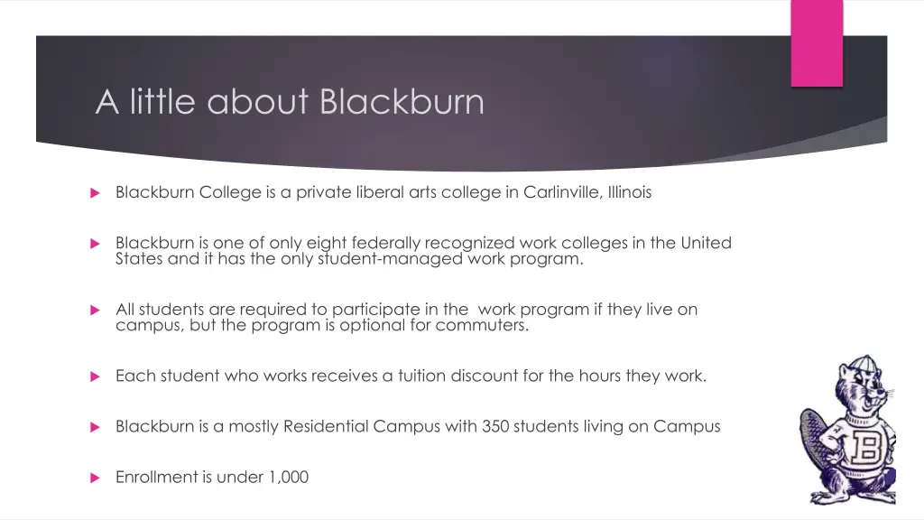a little about blackburn