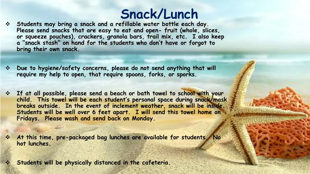 snack lunch
