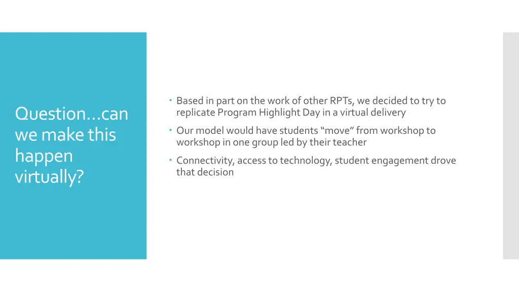 based in part on the work of other rpts