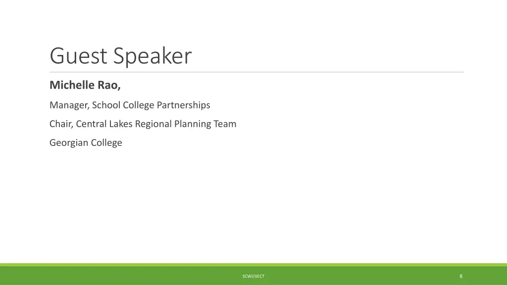 guest speaker