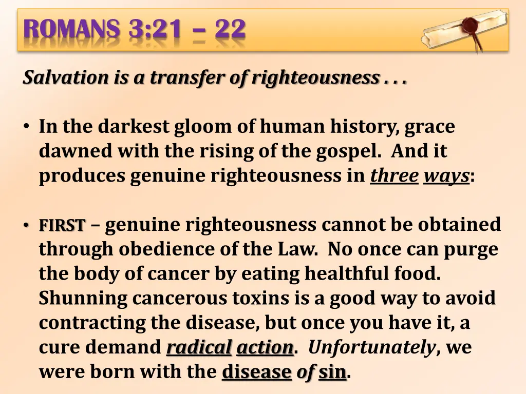 romans 3 21 22 1