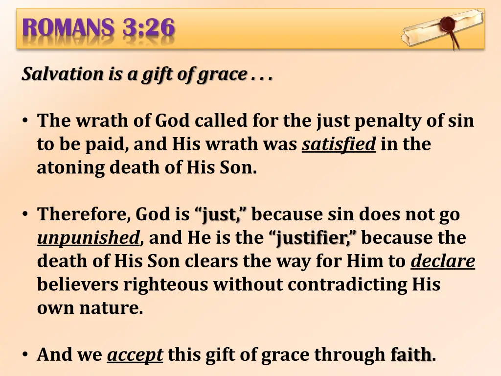romans 3 26 1