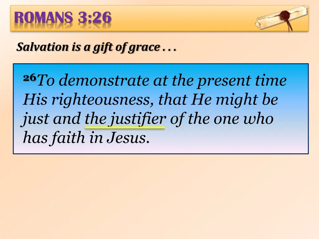 romans 3 26