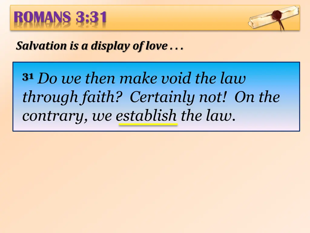 romans 3 31
