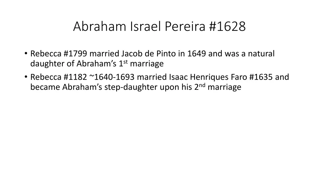 abraham israel pereira 1628