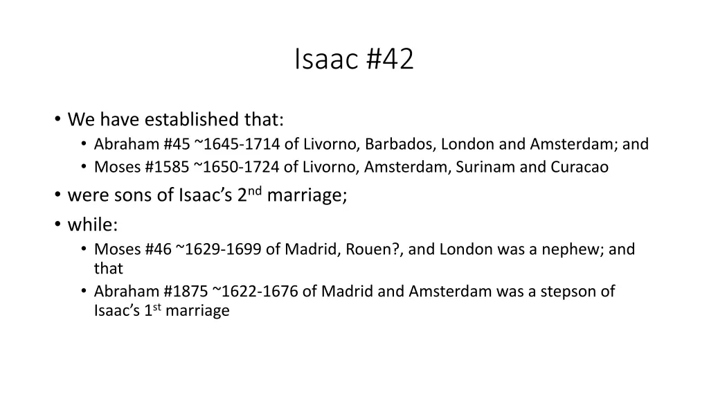isaac 42