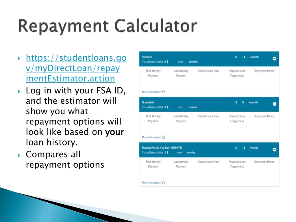 https studentloans go v mydirectloan repay