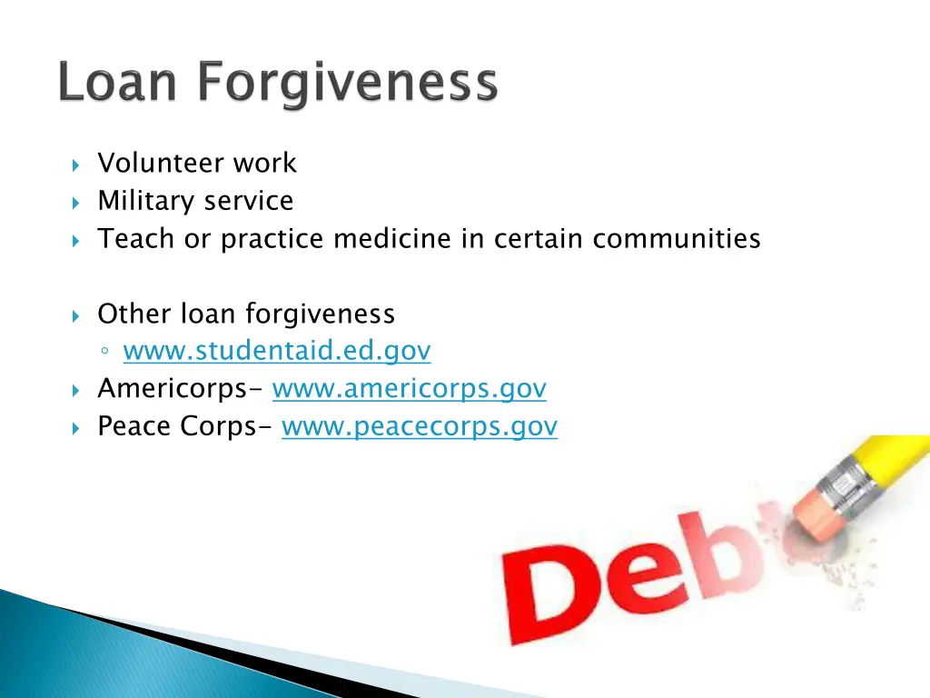 volunteer work military service teach or practice