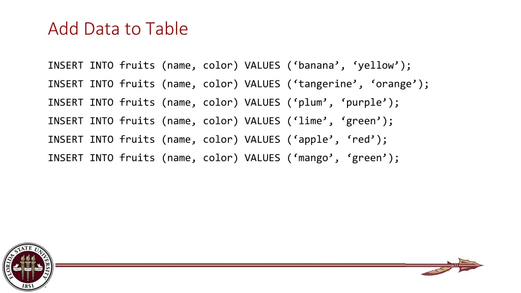 add data to table 1