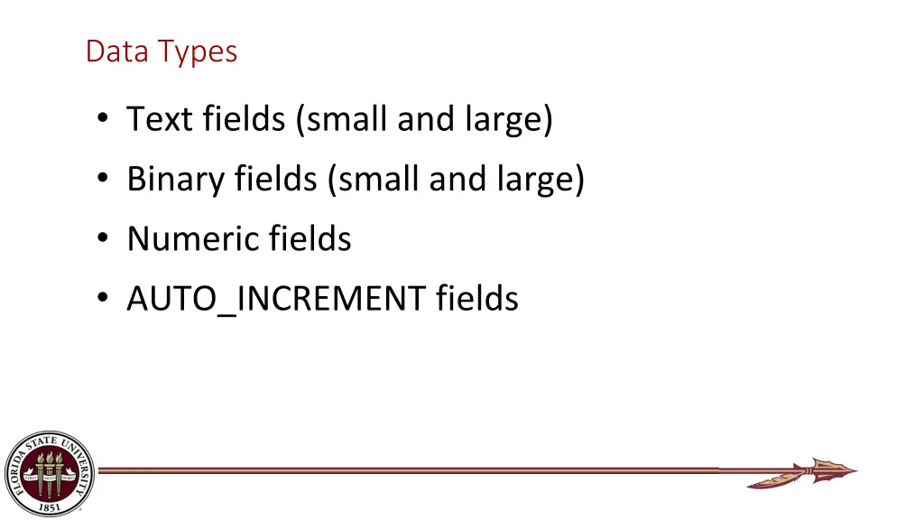 data types