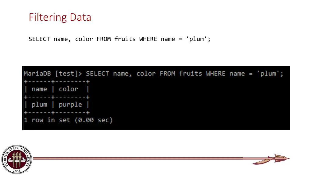 filtering data