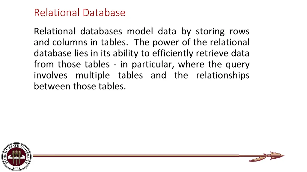 relational database