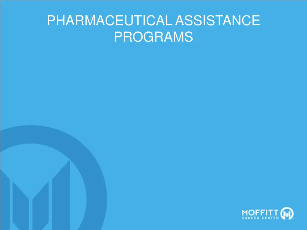 pharmaceutical assistance programs