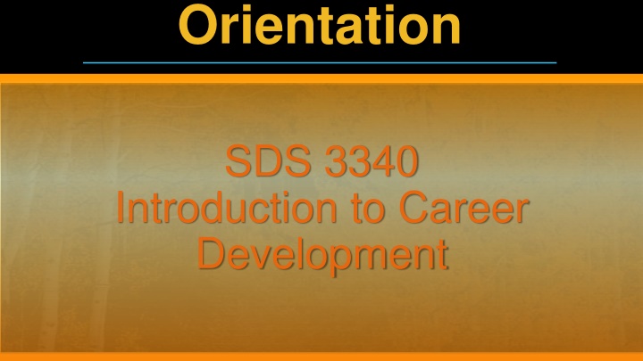 orientation