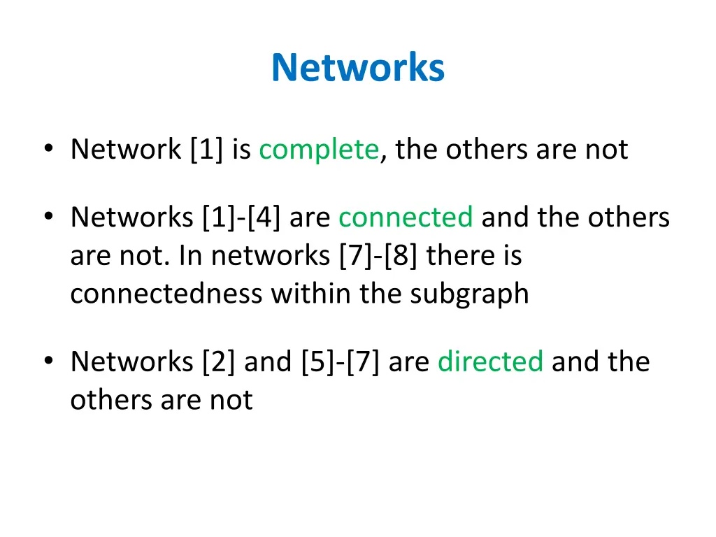 networks 1