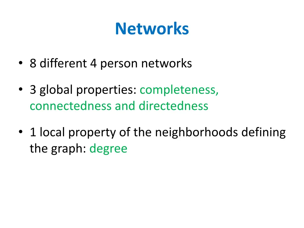 networks