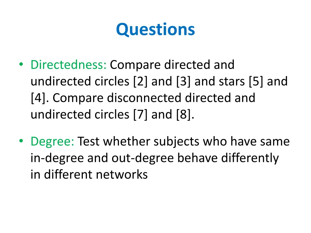 questions 1