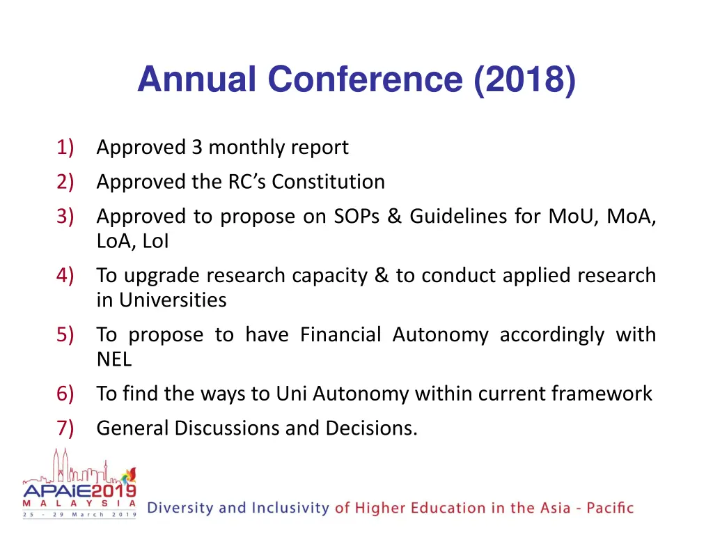 annual conference 2018