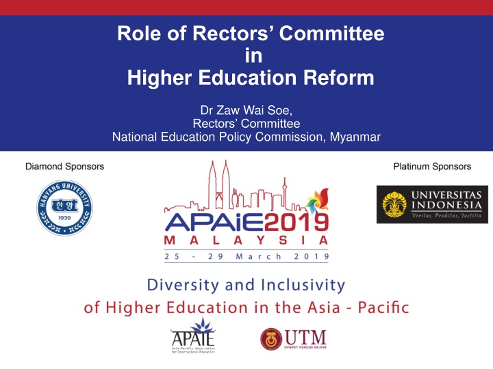 role of rectors committee in higher education