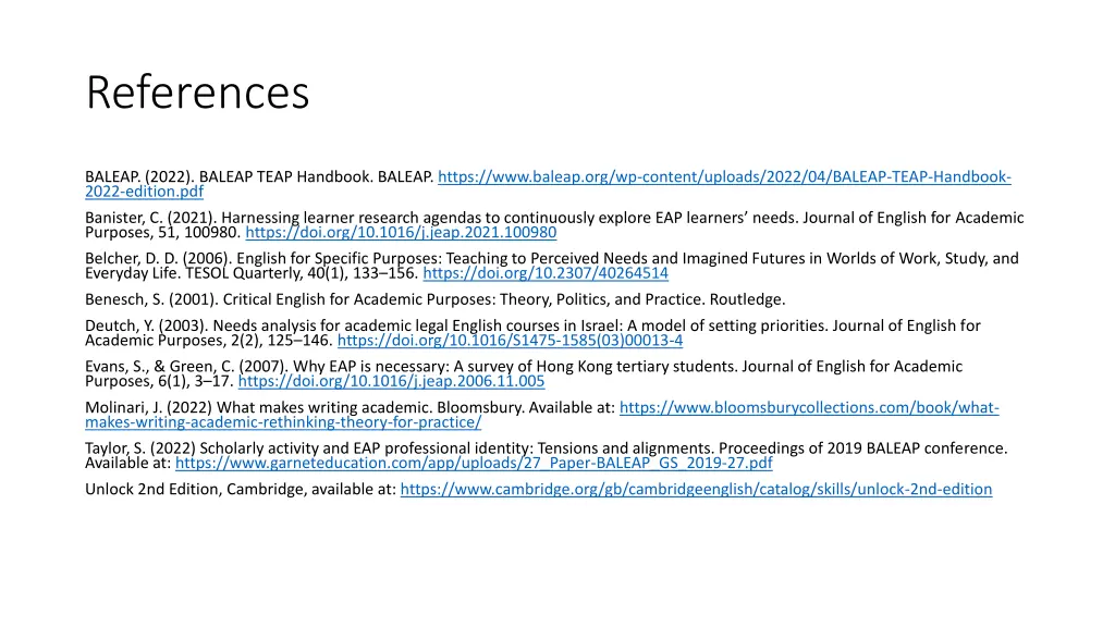 references