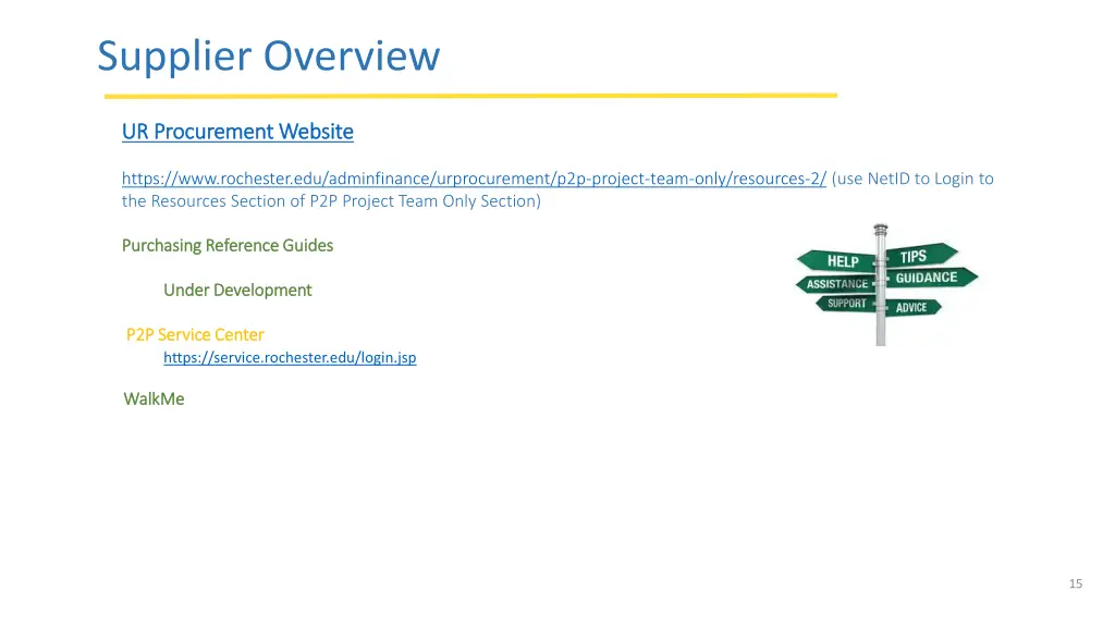 supplier overview october 30 2018 p2p staff