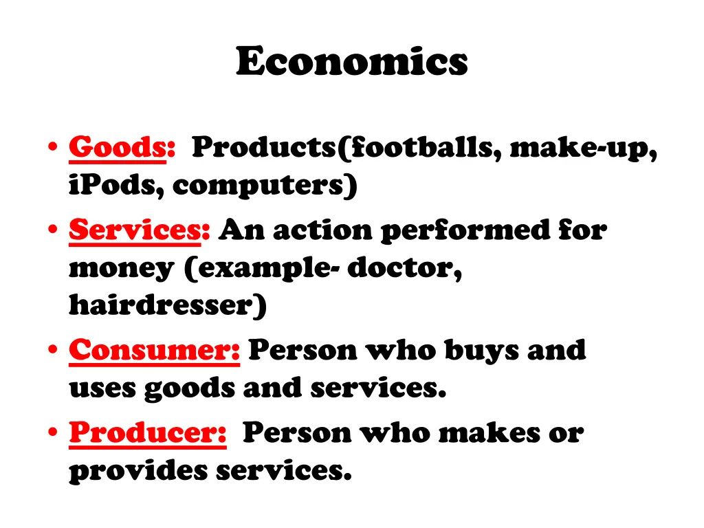 economics