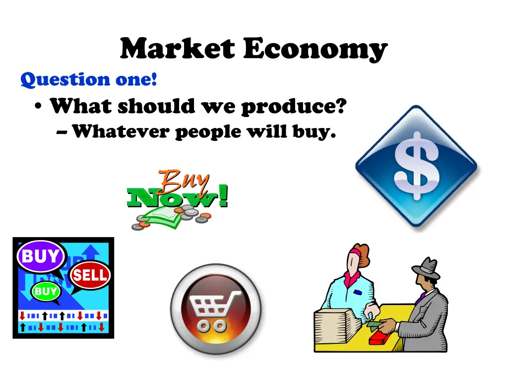 market economy question one