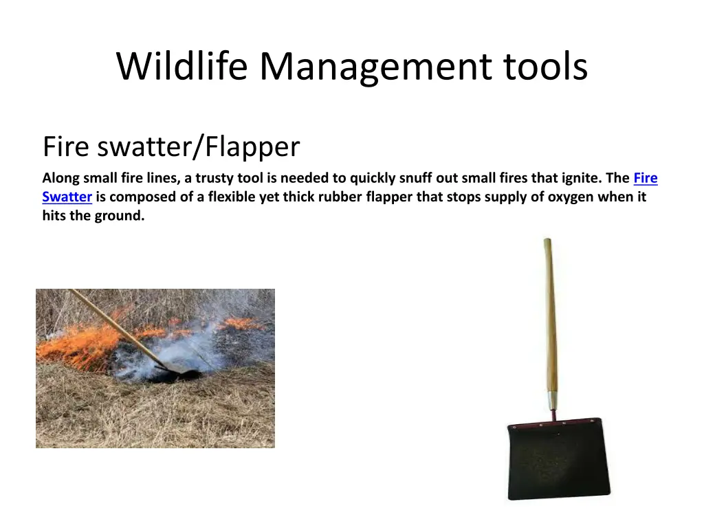 wildlife management tools 1
