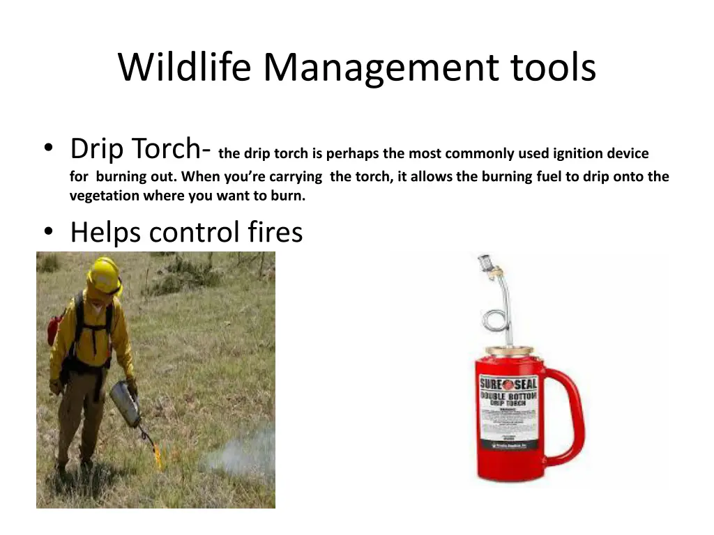 wildlife management tools