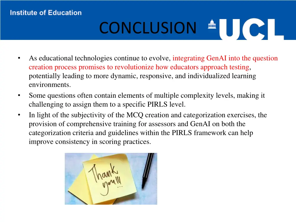 conclusion