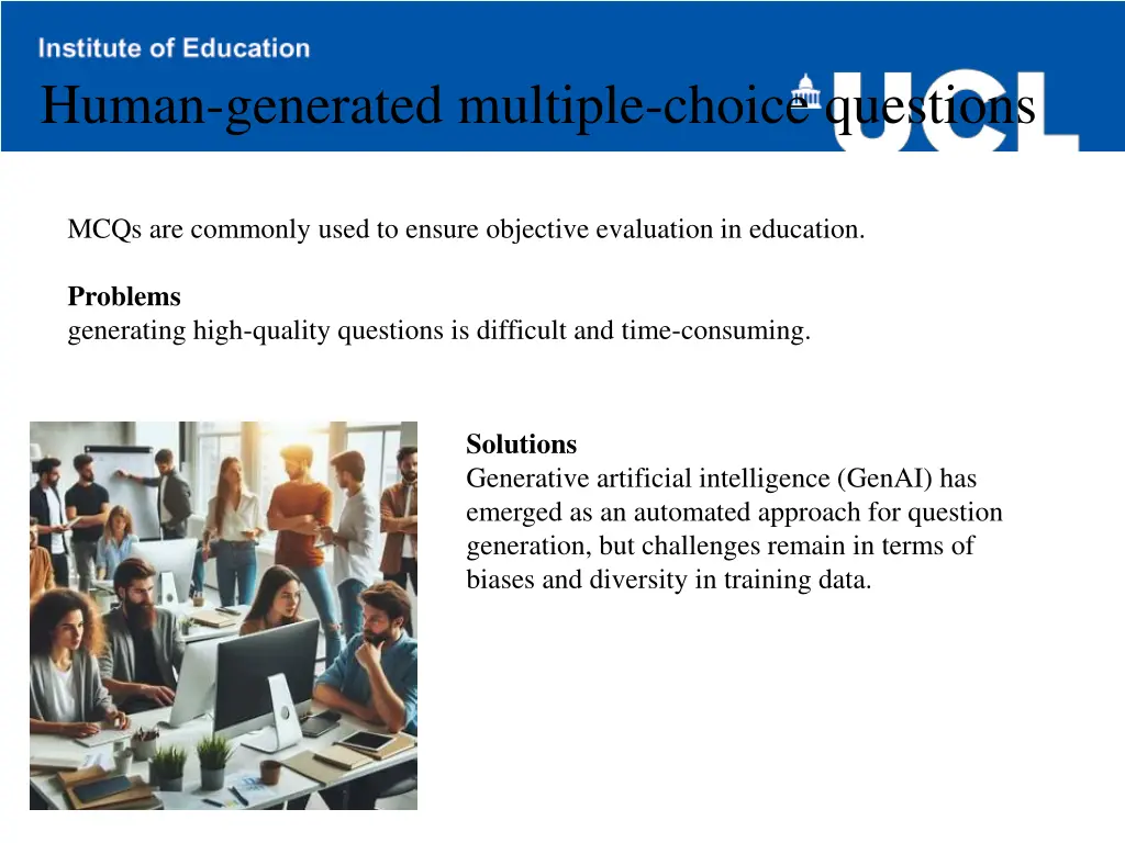 human generated multiple choice questions