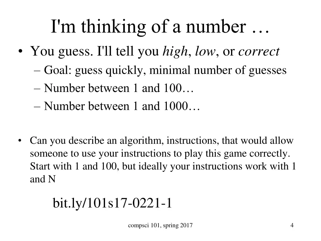 i m thinking of a number you guess i ll tell
